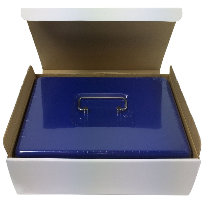 Image de ACROPAQ AG250B - Premium Coffret caisse à monnaie 250x185x80mm Bleu