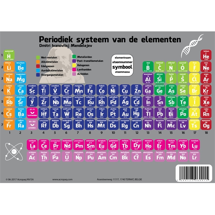 Afbeelding van ACROPAQ Periodiek systeem van de elementen