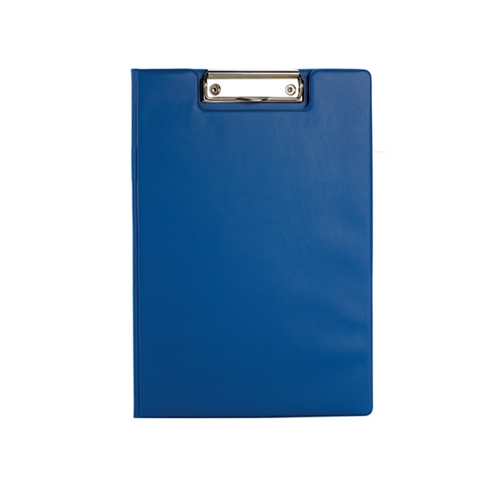 Afbeelding van klemmap Alco karton met kunststof omtrokken, A4 blauw