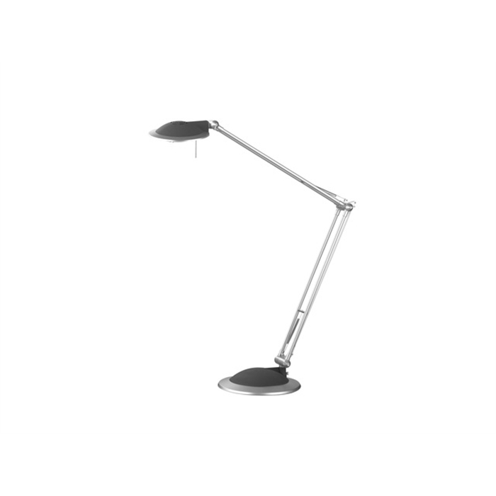 Afbeelding van bureaulamp Alco halogeen met voet en klem, 50W, 220/12V