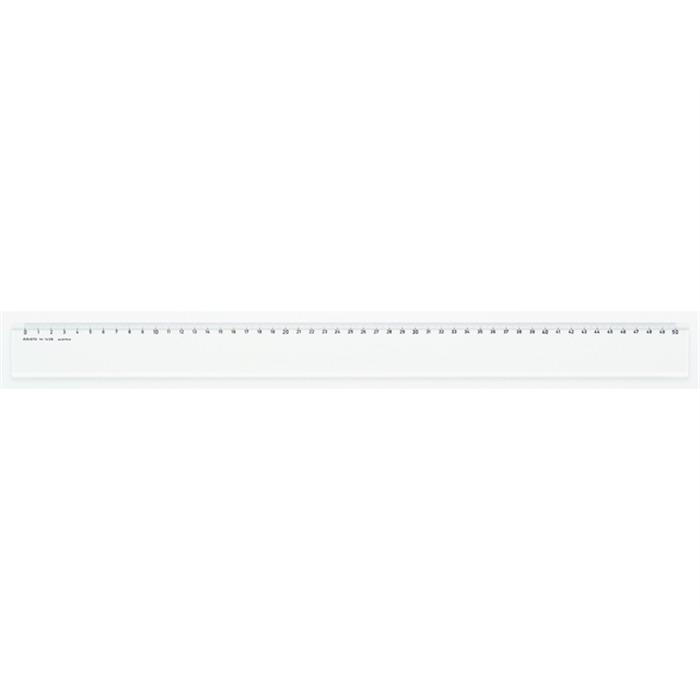 Image de ARISTO AR-1435 - Règle, 50 cm, graduation mm, biseau, Plexiglas®, Transparent