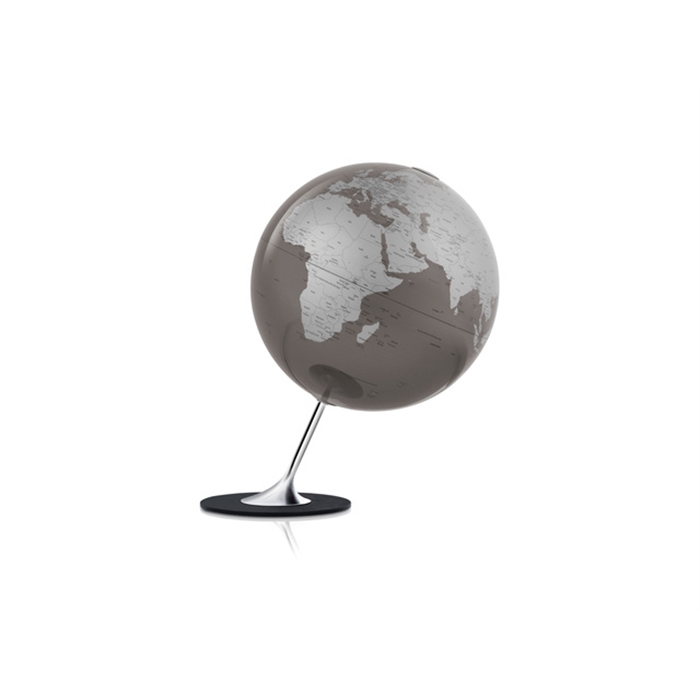Image de ATMOSPHERE NR-0324AGYG-GB - Globe Anglo Slate, Ø 25 cm, pied en métal et chrome, anglais