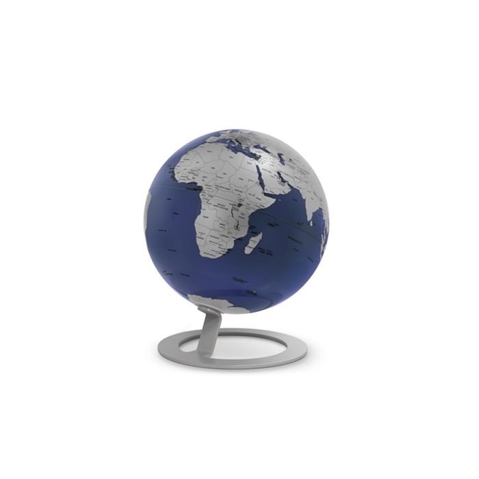Image de ATMOSPHERE NR-0324IGMB-GB - Globe iGlobe Blue, Ø 25 cm, métal et chrome, anglais