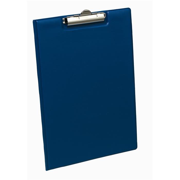 Afbeelding van BANTEX 100551516 - Schrijfmap Elba A4, gelamineerd met PVC-folie, met metalen clip, klembreedte 15 mm, Blauw