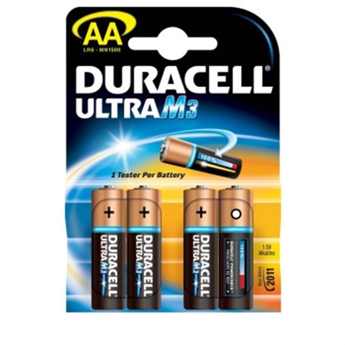 Afbeelding van Ultra power batterij type AA, 4-pak MX1500 ,