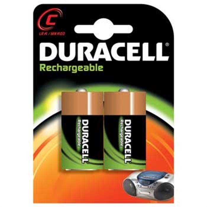 Image de Batteries Rechargeables HR 14, C 2200Mah, 2 Pièces