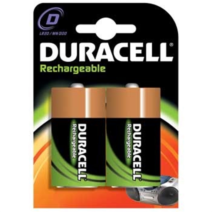 Image de Batteries Rechargeables HR 20, D 2200Mah, 2 Pièces