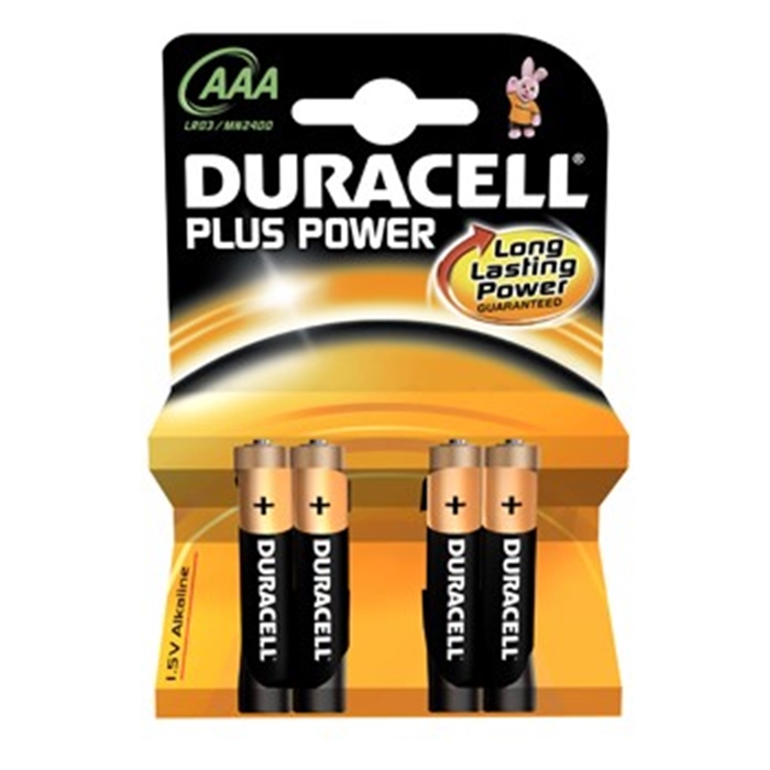 Afbeelding van Plus power AAA baterijen 4-pak ,