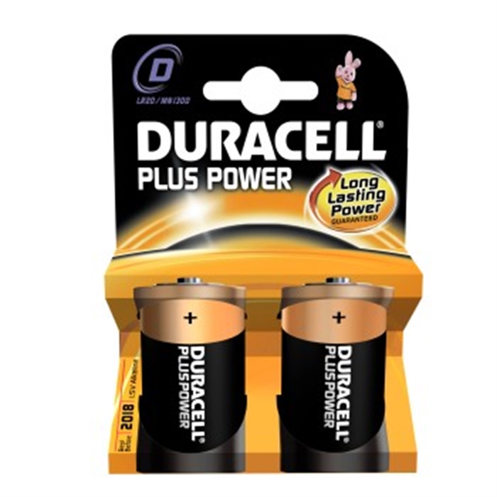 Afbeelding van Plus power Duralock D2 batterij 2-pak ,