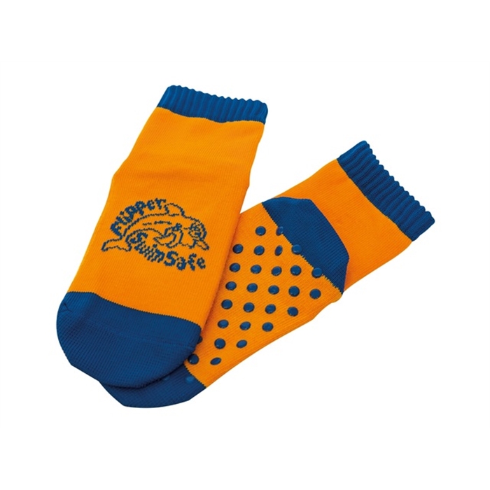 Image de Flipper Swimsafe chaussettes aqua taille 19-22 orange/bleu