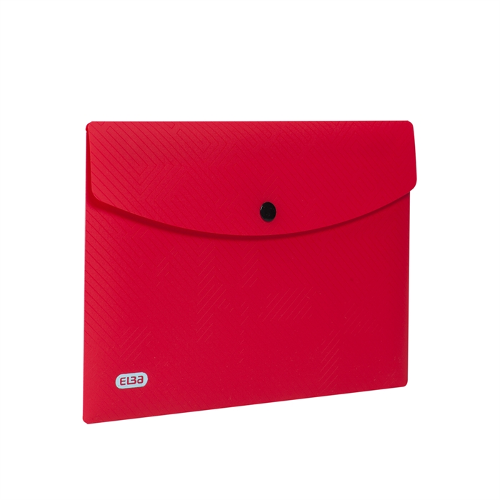Afbeelding van ELBA Urban enveloppetas A5 PP opaak rood pak van 5 stuks