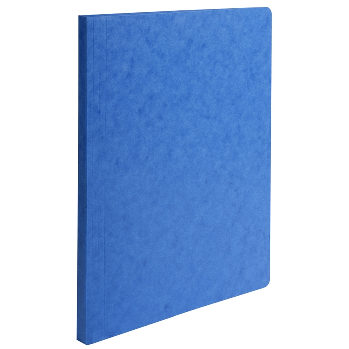 Image de Chemise a dos rainé Carte lustrée 400gm² - 24x32cm-Bleu