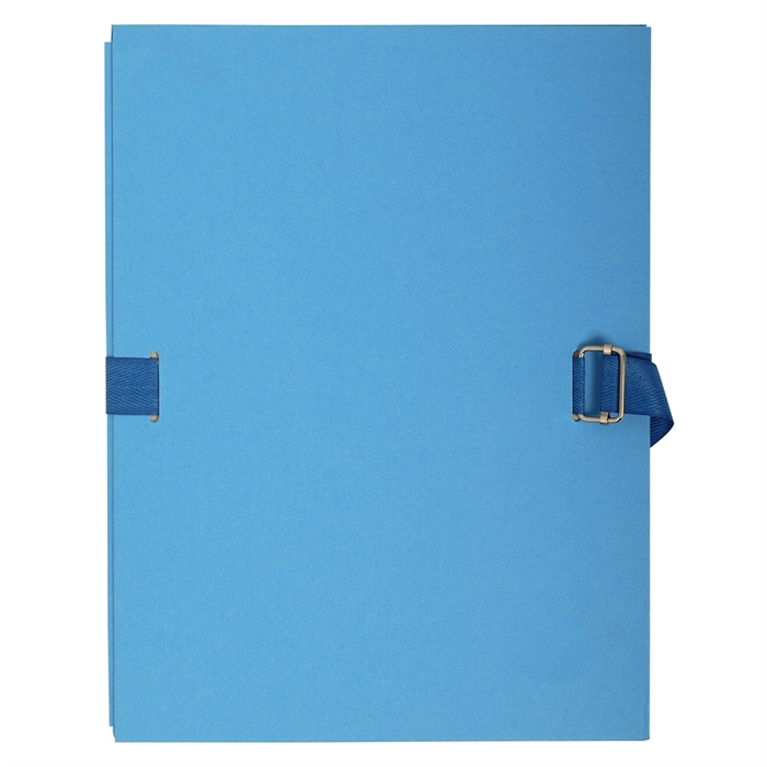 Image de Chemise dos extensible avec rabat papier - 24x32cm-Bleu clair