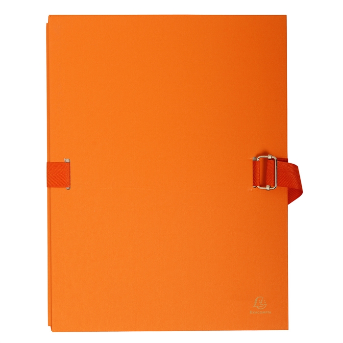 Image de Chemise dos extensible avec rabat papier - 24x32cm-Orange