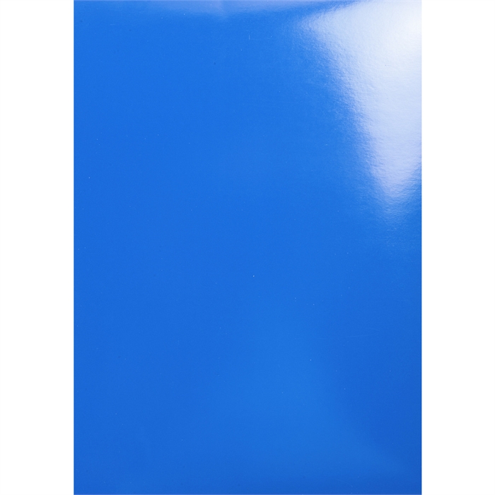 Image de Paquet de 100 couvertures Chromées pour reliure A4-Bleu
