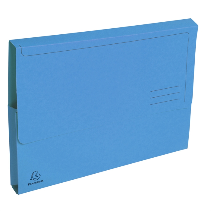 Afbeelding van Pak van 50 pocketmappen in felle kleuren FOREVER - 24,5x32,5cm-Lichtblauw