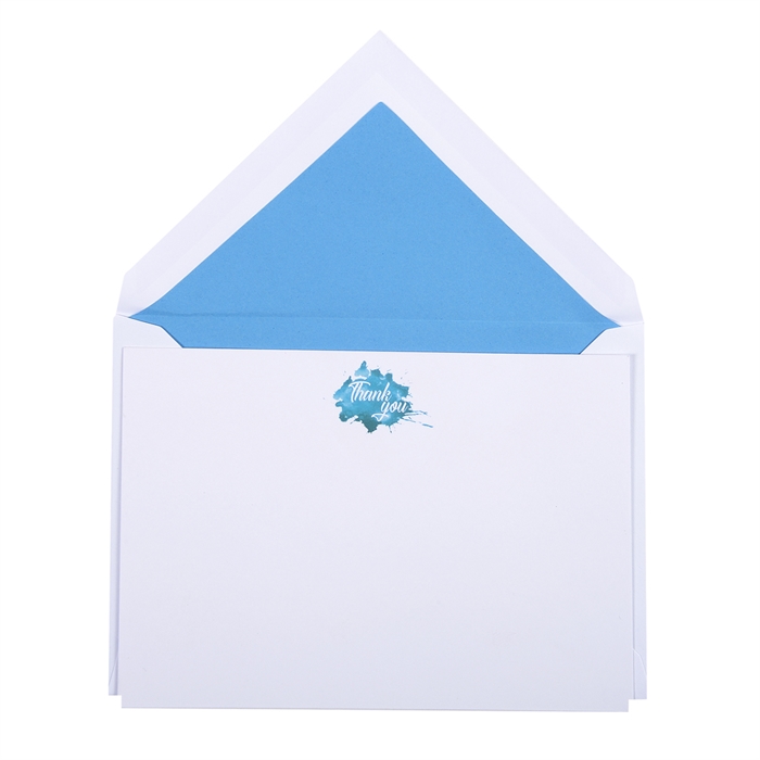 Afbeelding van Set van 1 kaart/1 envelop C6 Inktwolk, in een zakje.