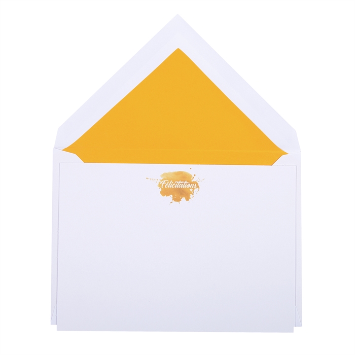 Afbeelding van Set van 1 kaart/1 envelop C6 Inktwolk, in een zakje.
