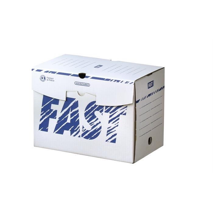 Picture of Fast 600 Archive Boxes base 20 Fond manual White/Blue