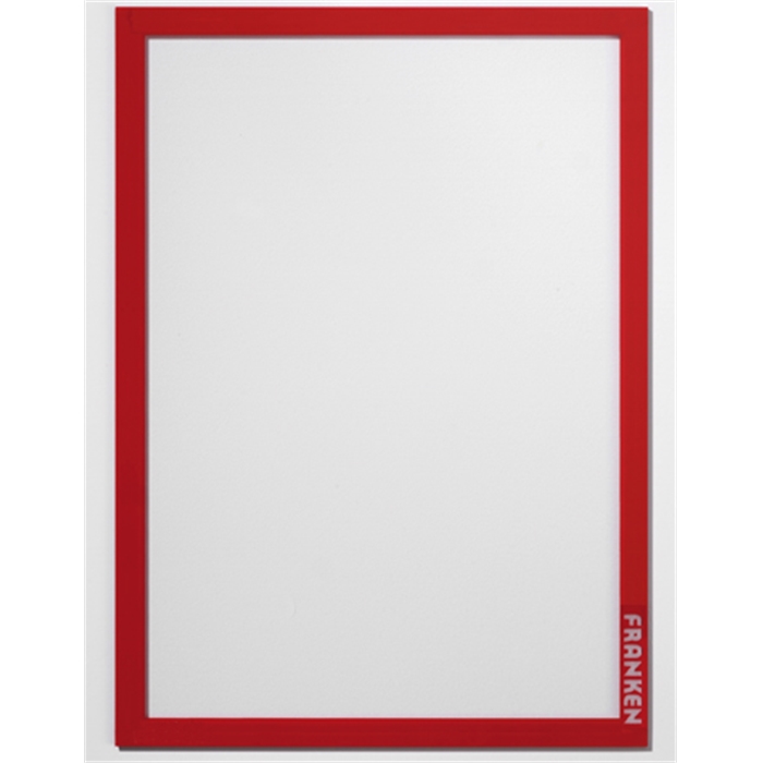 Afbeelding van Beeldscherm Frame It PRO, DIN A4, harde folie, mat, rood, 1,82 mm