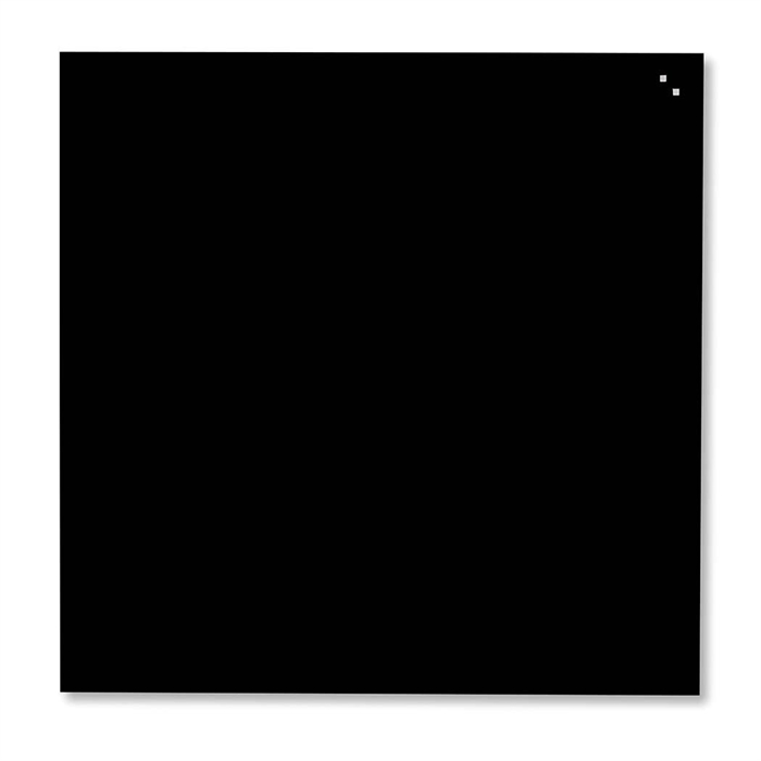 Image de Tableaux en verre effaçable. Dimensions: 35 x 35 cm. Couleur : noir.
