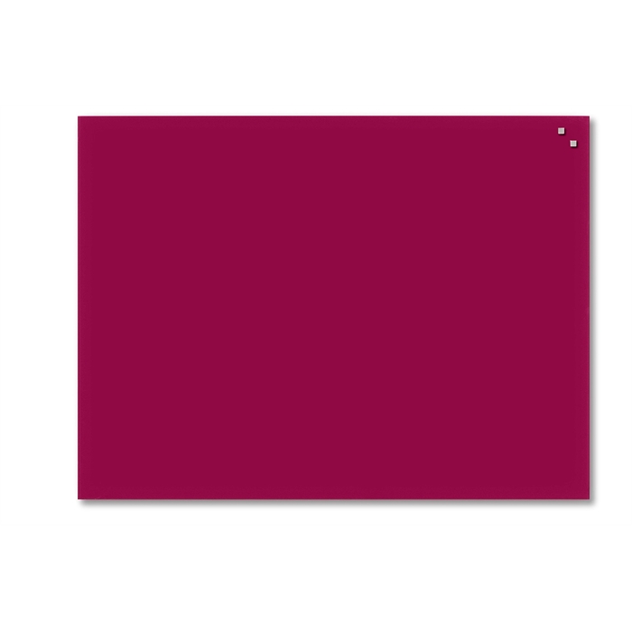 Afbeelding van Magnetisch glasbord. Afmetingen (B x H): 40 x 60 cm. Kleur: rood.