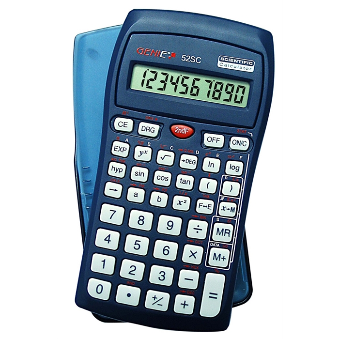 Afbeelding van GENIE 52SC - Wetenschappelijke rekenmachine 1-lijns display 136 functies Blister