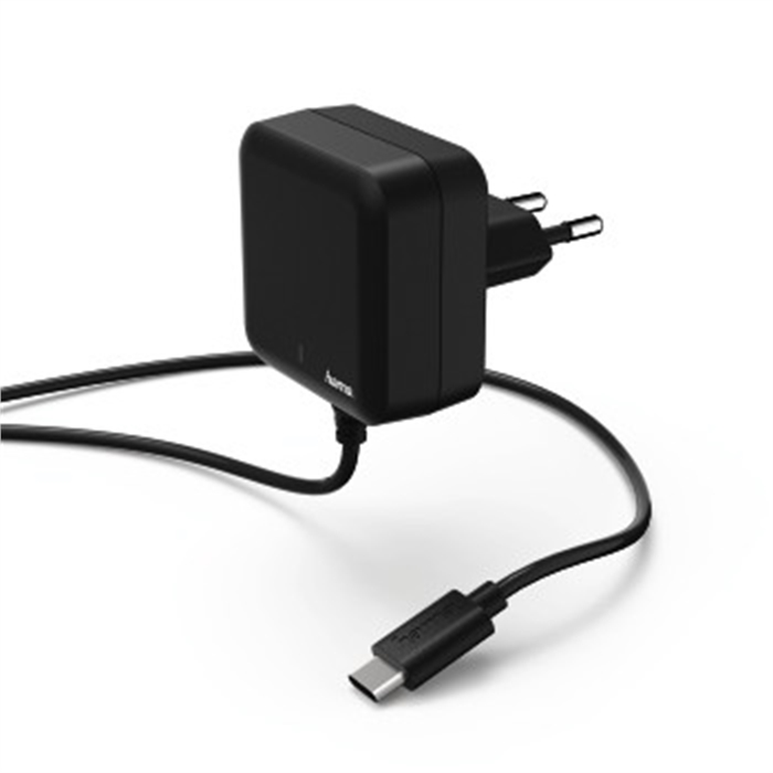 Afbeelding van Lader, USB Type-C, stroomvoorziening (PD), 3A, zwart