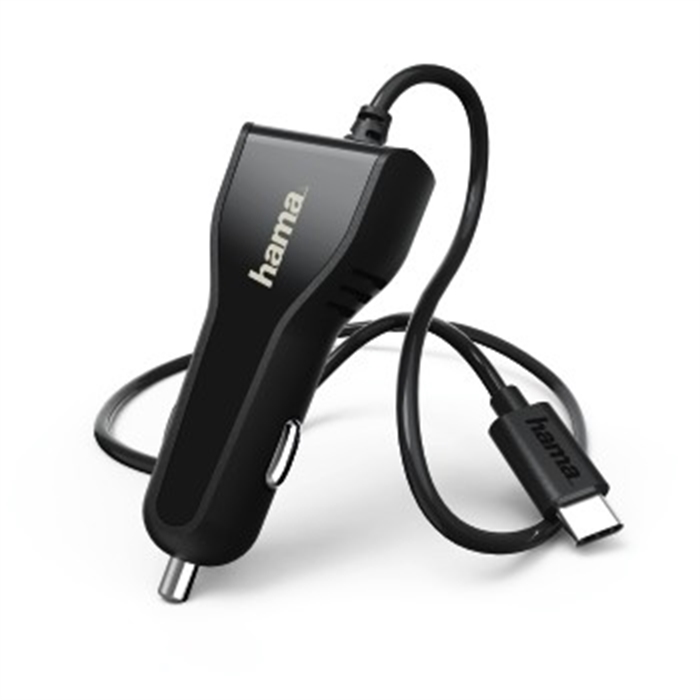 Image de Chargeur pour voiture, USB Type-C, Power Delivery (PD), 3 A, noir