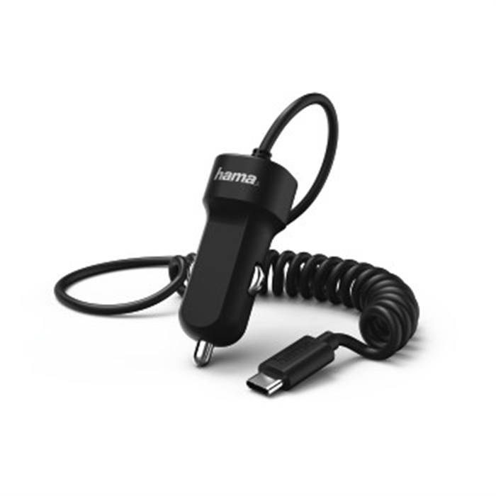 Image de Chargeur pour voiture, USB Type-C, 2,4 A, noir