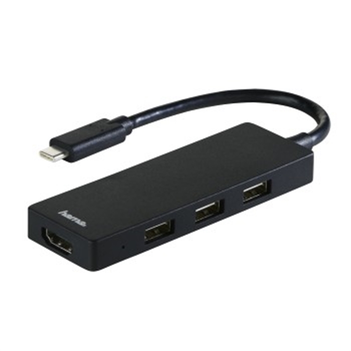 Afbeelding van USB-Type-C-hub 1:3, 3x USB-A 2.0, HDMI™