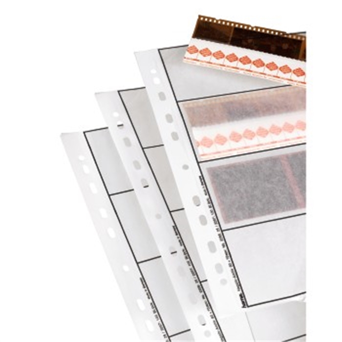 Image de Étuis à négatifs, papier cristal, 4 bandes de 3 négatifs, 6x6cm, 25 p. / Pochettes pour négatifs