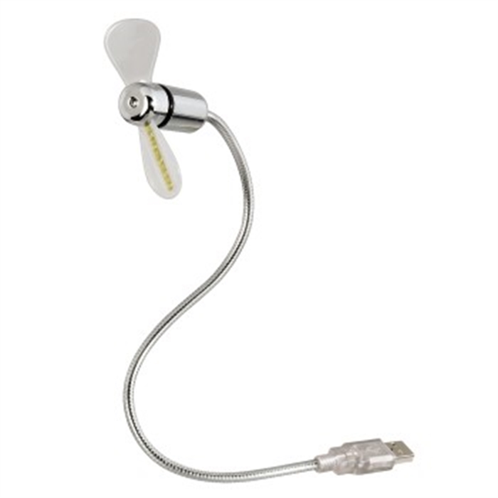 Afbeelding van USB ventilator met temperatuur aanduiding / Notebook-ventilator