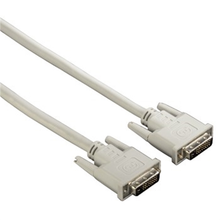 Image de Câble DVI Dual Link, DVI mâle / DVI mâle, Gris, 1,80m / Câbles DVI