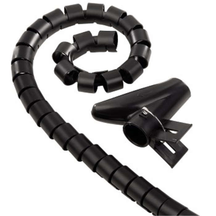 Image de Tube pour faisceau de câbles, 2,5 m, 20 mm, noir / Gaine pour câbles