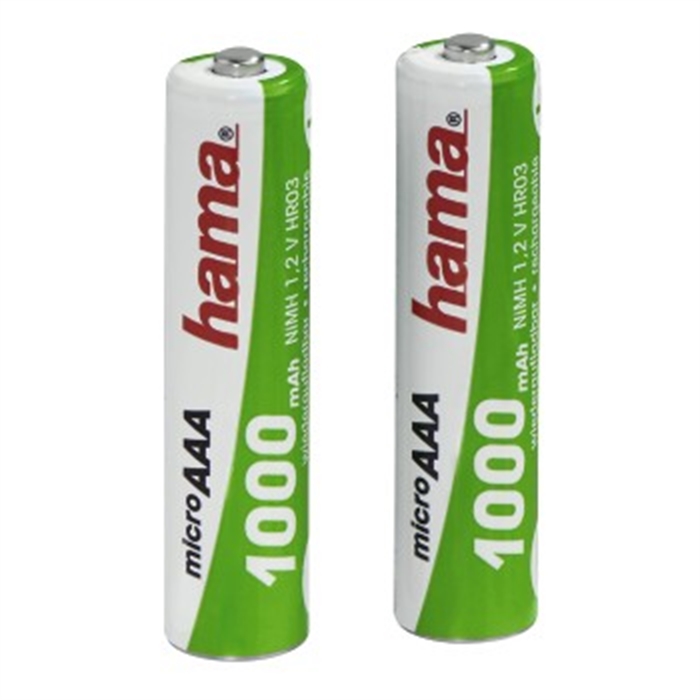 Afbeelding van Ready4Power NiMH Rechargeable Batteries, 2x AAA (Micro - HR03) 1000 mAh