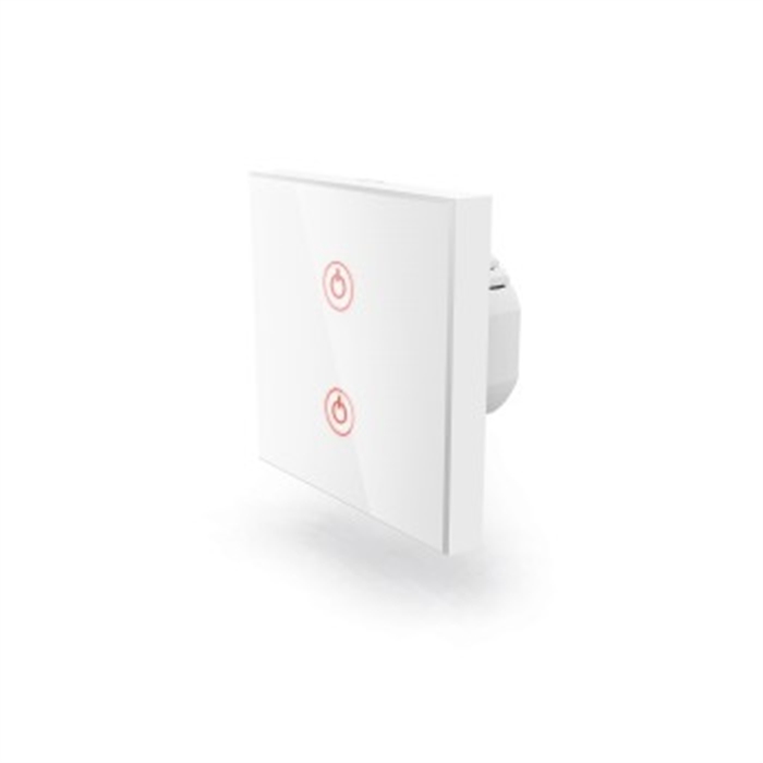 Afbeelding van Wifi-touch-wandschakelaar, inbouw, wit