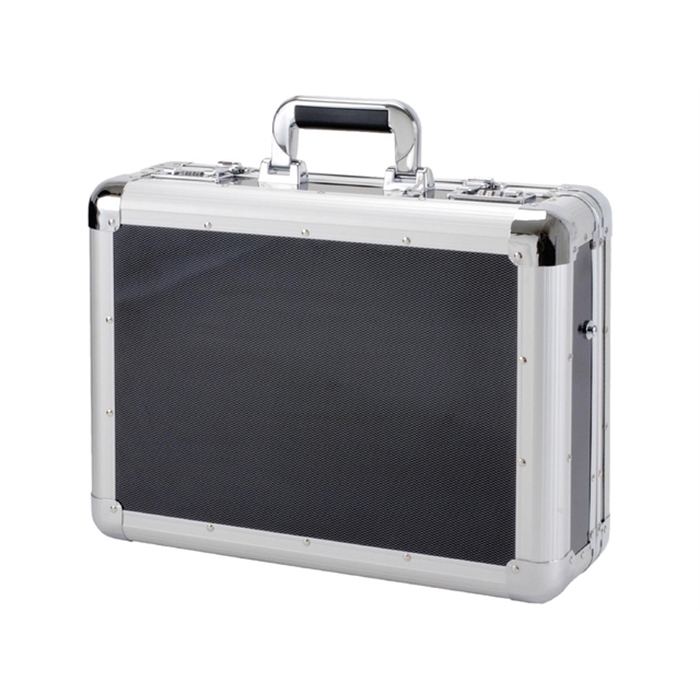 Afbeelding van laptop koffer Alumaxx C-1 aluminium zilver-carbonlook