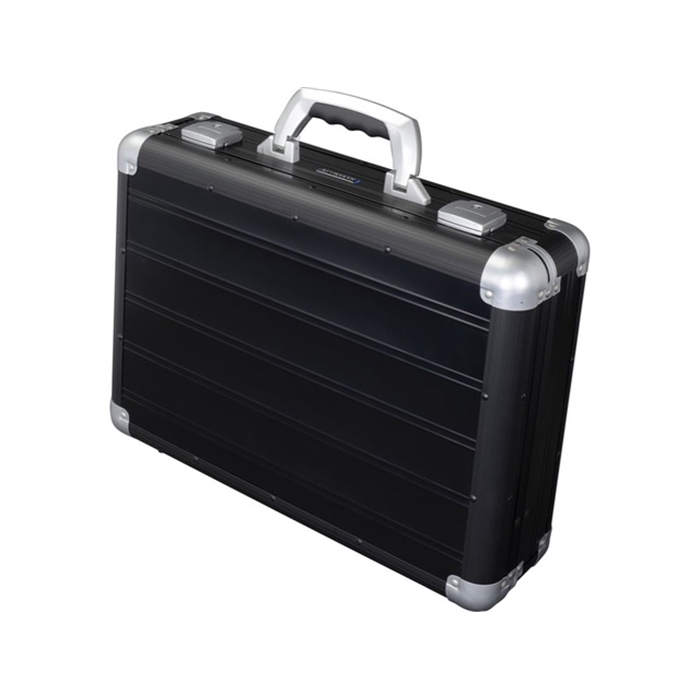 Afbeelding van laptop koffer Alumaxx Venture aluminium zwart mat