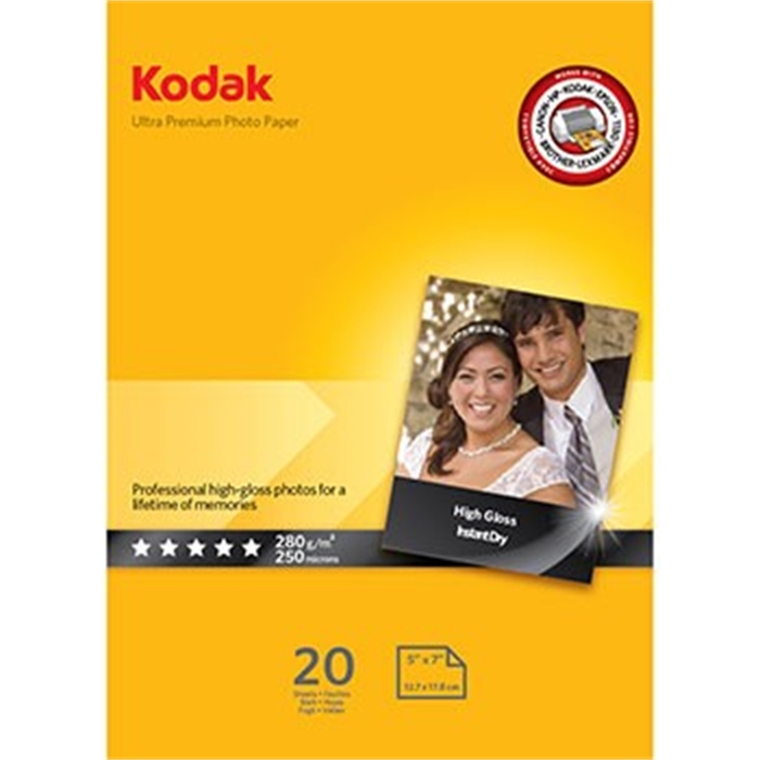 Picture of Photo Paper Ultra Premium, 13 x 18 cm, high glossy, 20 Sheets / Printer Paper