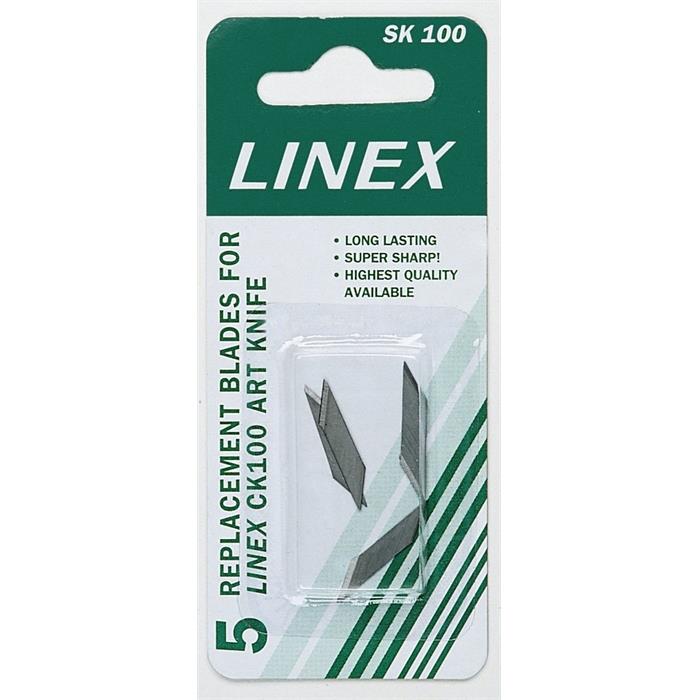 Afbeelding van LINEX mes 4mm sk100 per 5 stuks