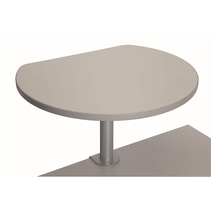 Image de Table haute sur pince , mélaminée - gris