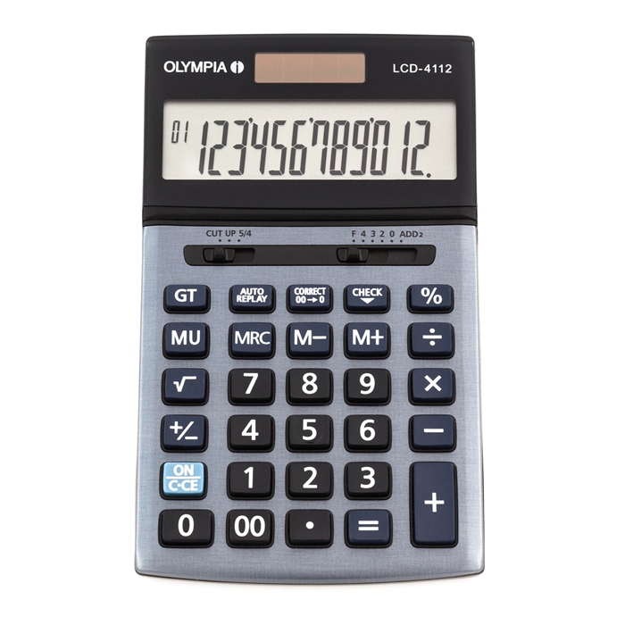Picture of OLYMPIA LCD4112 - Calculator with Check & Correct function