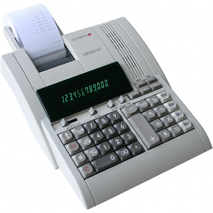 Image de OLYMPIA CPD3212T - Calculatrice de bureau avec imprimante THERMIQUE