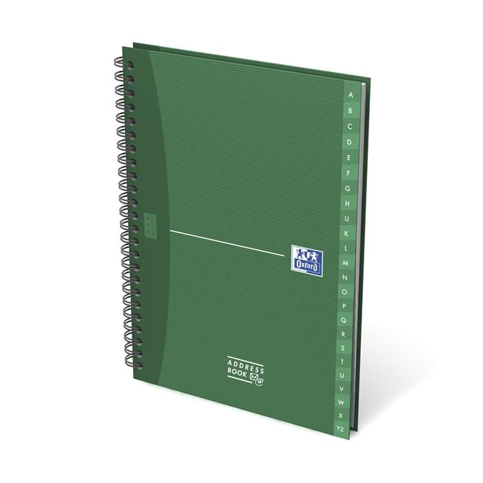 Image de OXFORD Essentials carnet d'adresses A5 specifiek 72 fls 90g couverture en carton rigide assortis