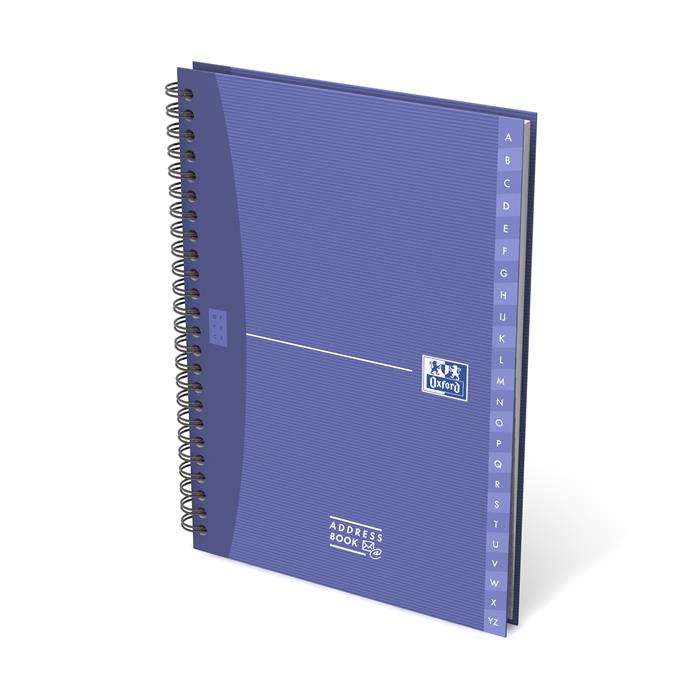 Image de OXFORD Essentials carnet d'adresses A5 specifiek 72 fls 90g couverture en carton rigide assortis