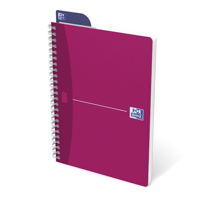 Picture of OXFORD Office My Style A5 Soft Card Twin-wire Notebook Ruled 180 Pages Assorted Colours SCRIBZEE® Compatible 