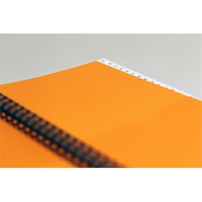 Image de OXFORD International carnet d'adresses A5 specifiek 72 fls 80g souple plastique couverture gris
