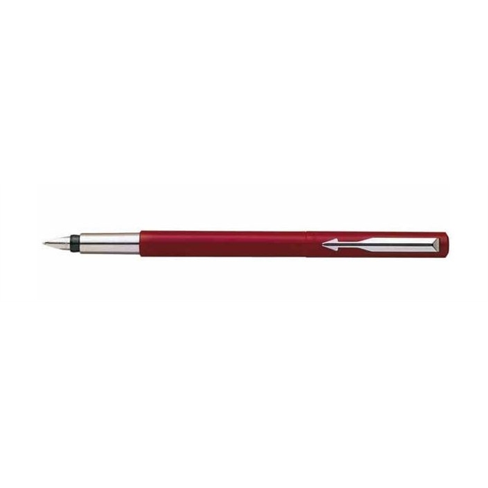 Picture of Parker S0880981 - Parker Medium Nib Vector Fountain Pen Red Blue Ink Blister Pack