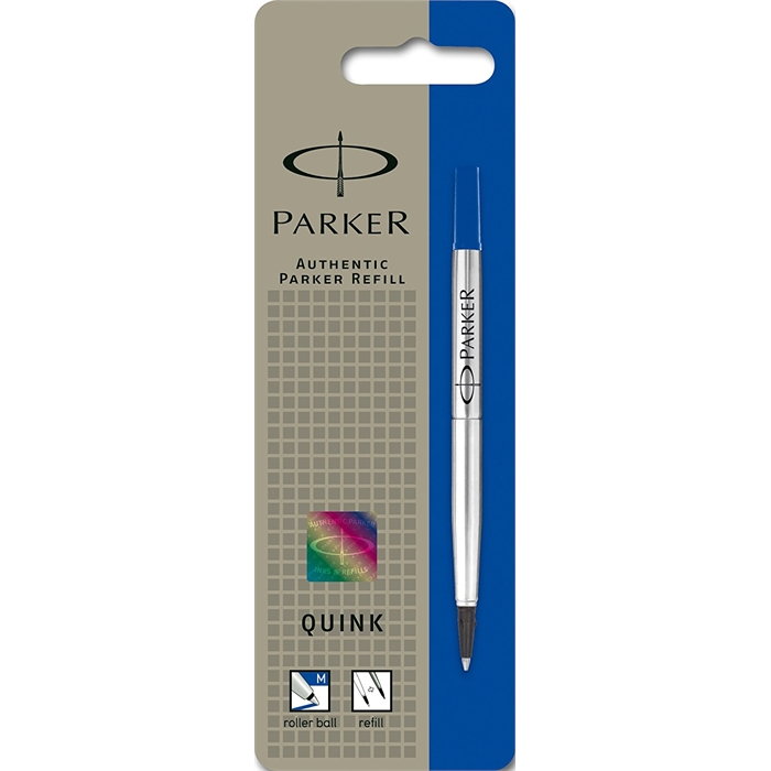 Picture of Parker Rollerball Pen Refill Medium Nib Blue